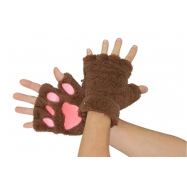 Kayso Fingerless Paw Glove Brown 30206BR